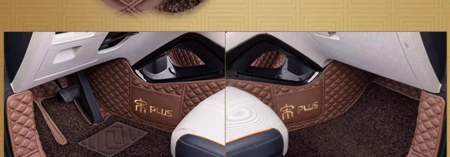 Car Floor Mats For BYD Song Plus DMI 2025 EV Champion
