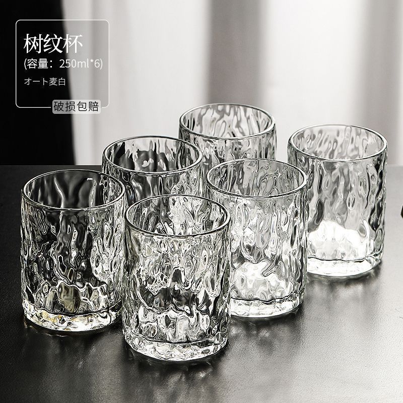 新しい氷河ガラスセットカップ家庭用ウォーターカップケトルリビングルーム厚みのある耐熱飲料ビールカップおもてなし用|undefined