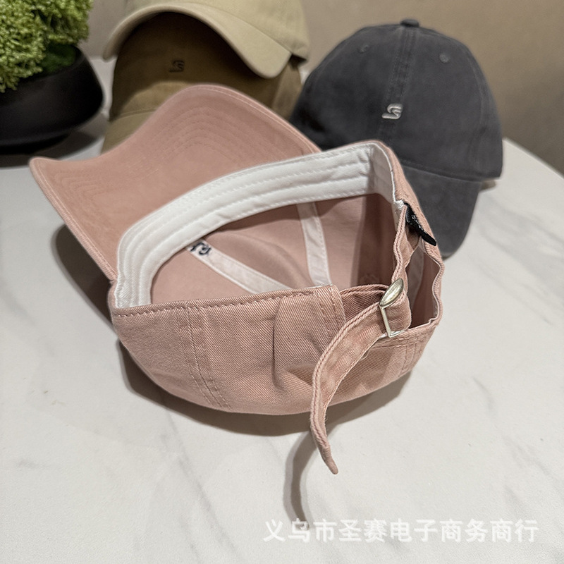 韩版小字母简约棒球帽子女春秋时尚百搭显脸小情侣鸭舌帽男ins潮|undefined