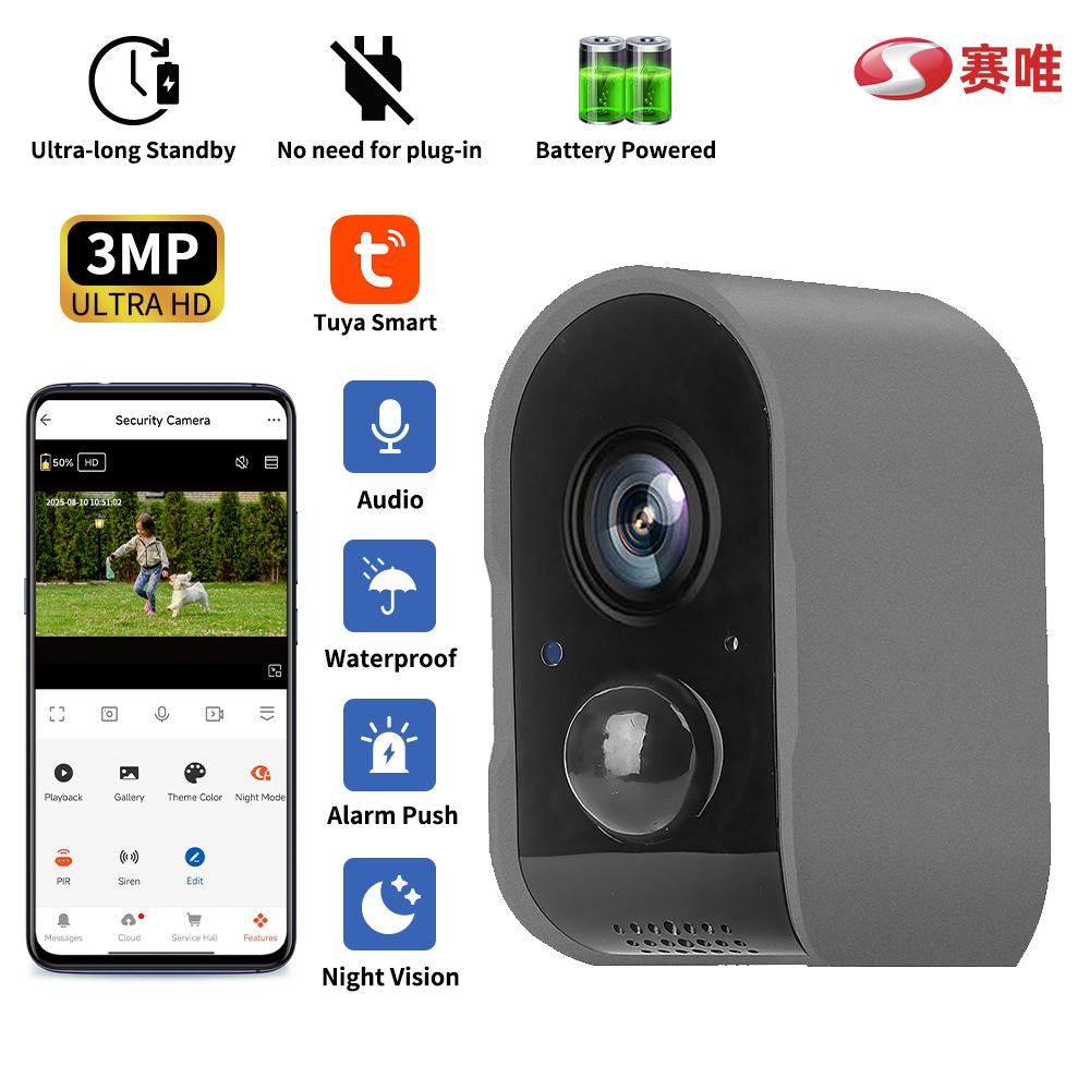 Tuya wifi low power consumption camera best seller in Europe