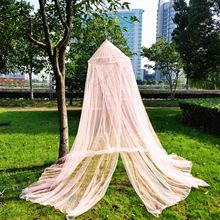 ins风室内室外飘逸出口欧美方便携带圆顶吊顶蚊帐mosquito net