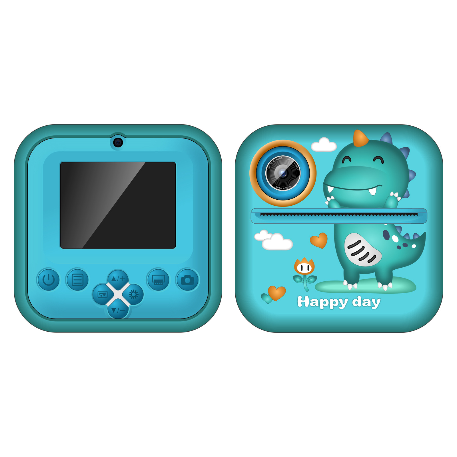 Nuevo producto transfronterizo S2 HD Mini cámara digital Polaroid Mini cámara de impresión HD de dibujos animados térmicos