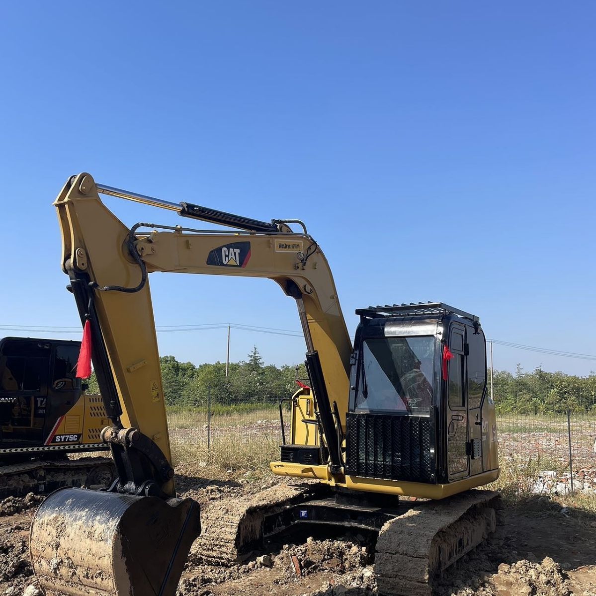 Exportación doméstica y extranjera de segunda mano CAT306 307D excavadora / 7 / 8 tonelaje / 308 excavadora pequeña / máquina de protección ambiental / EE.