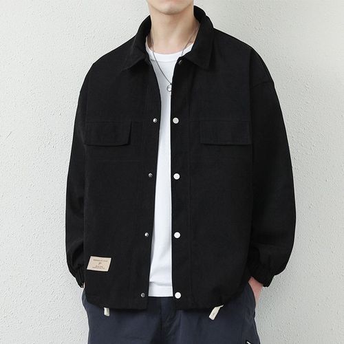 Men's Spring and Autumn Season American Workwear Jacket Vintage Loose Casual Top