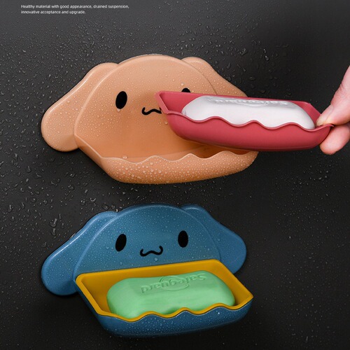 Soap box punch-free wall-mounted strong adhesive bathroom toilet toilet soap holder suction cup soap box wholesale