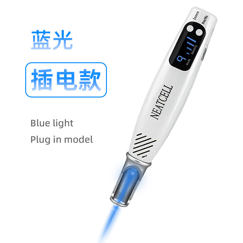 ほくろ除去ペン レーザーピコ秒ペン シミ除去 眉毛洗浄 タトゥー除去 赤青光美容機器 ポータブルデザイン 美肌