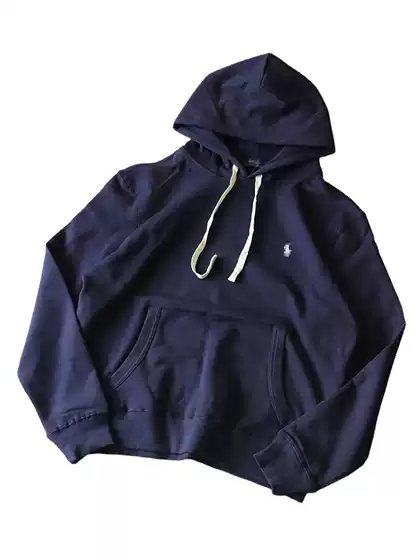 High-Quality Cross-Border Export Rl Basic Pure Color Pony Logo Embroidered Casual Sweatshirt Pullover Jacket for Men and Women with Hood