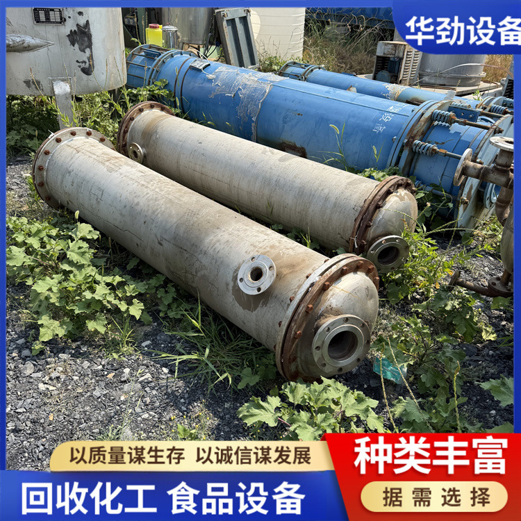 出售二手5平方不锈钢列管冷凝器 石墨换热器 高压化工换热器