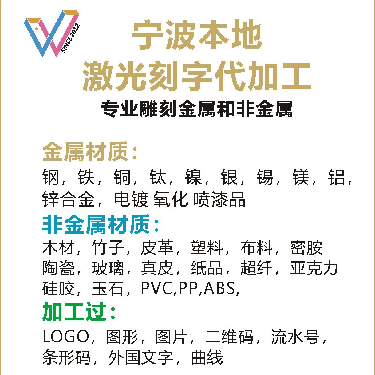 Ningbo металлическая лазерная гравировка для обработки логотипа гравировка QR-код цифровой символ из нержавеющей стали надпись латунь