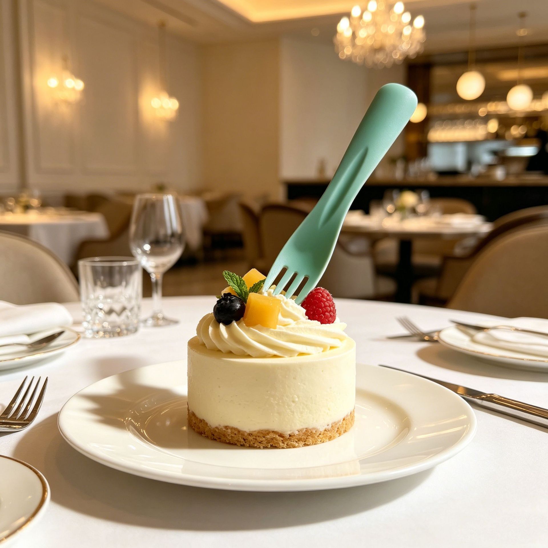 Disposable Forks Commercial Food-Grade Plastic Forks Individually Packaged Dessert Cake Fruit Forks Disposable