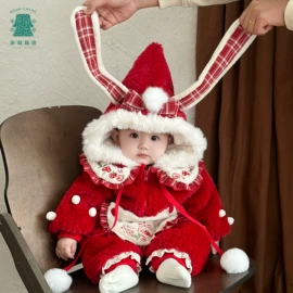 童汉服;童民族服装;连身衣、爬服