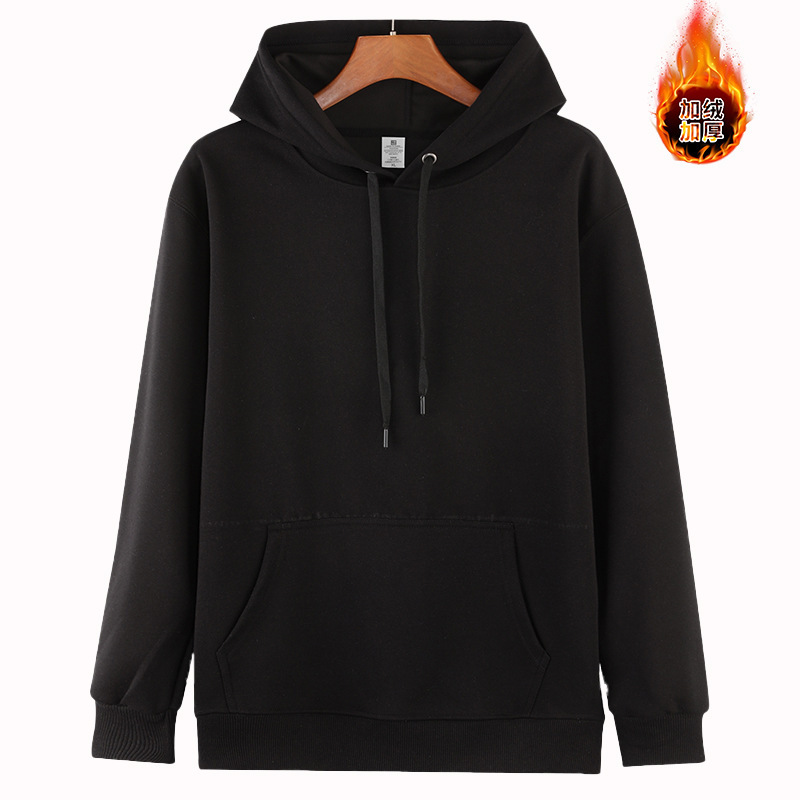 400g suéter con capucha para hombre pesado otoño e invierno sudadera con capucha suéter de algodón de manga larga camisa de manga larga chaqueta de tendencia