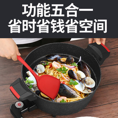 Multifunction Electric Pot Electric Hot Pot Home Use Pressure Cooker Clam Stone Non-stick Pan Fry Pan Griddle Electric Heating Pot