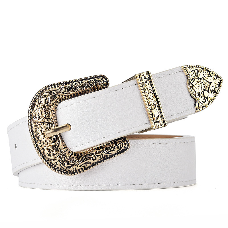 100g Weight Belt Classification 1 Piece Quantity Daily, Street Occasion Pu Leather, Alloy Material Solid Color Pattern Women's Gender Basic, Classic Style Style Basic Classic Style Solid Color Pu Leather Alloy Women's Leather Belts 7