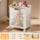 Ivory white [approximate capacity 55l] large size - with wheels