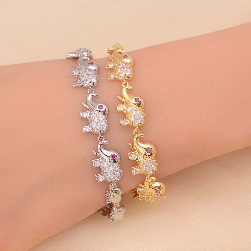 New Micro-Zirconium European and American Style Elephant Eye Bracelet, High-End, Niche and Versatile Jewelry New Micro-Zirconium European and American Style Elephant Eye Bracelet, High-End, Niche and Versatile Jewelry