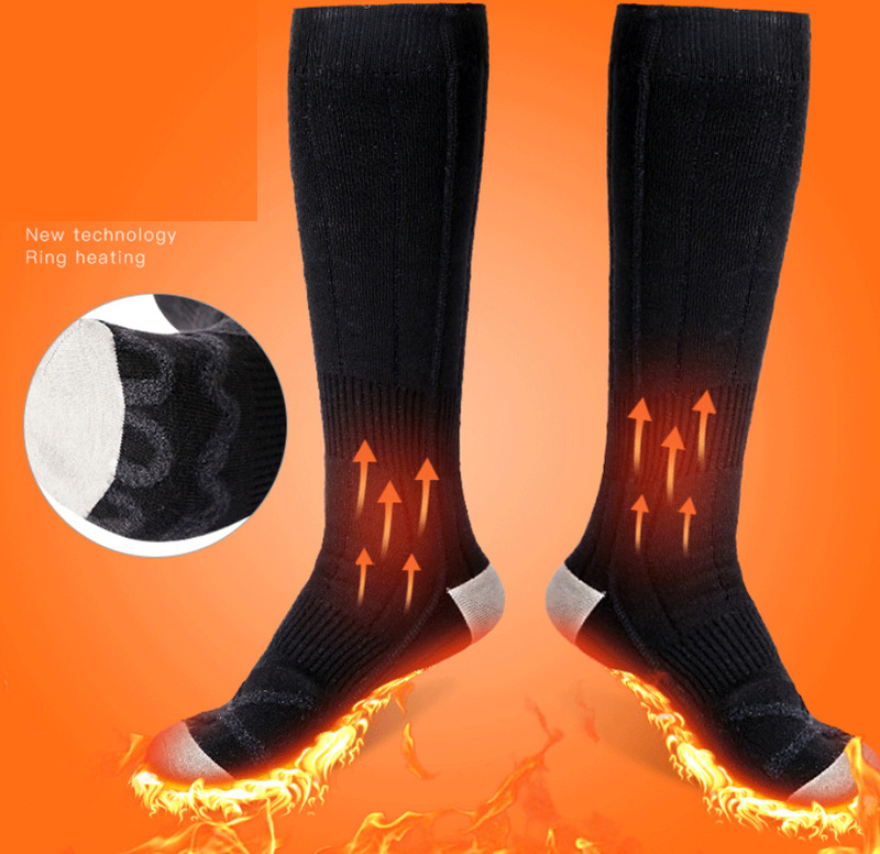 Foreign trade Amazon winter heating socks stockings outdoor ski socks removable and washable heating cotton socks XX0202