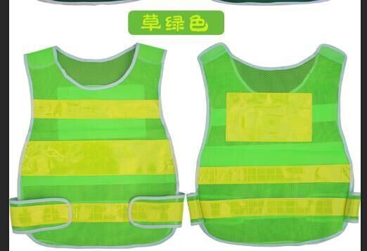 Jiahu chaleco reflectante chaleco de construcción de saneamiento de la escuela de conducción ropa de seguridad de trabajo ropa reflectante red ventilada personalizada
