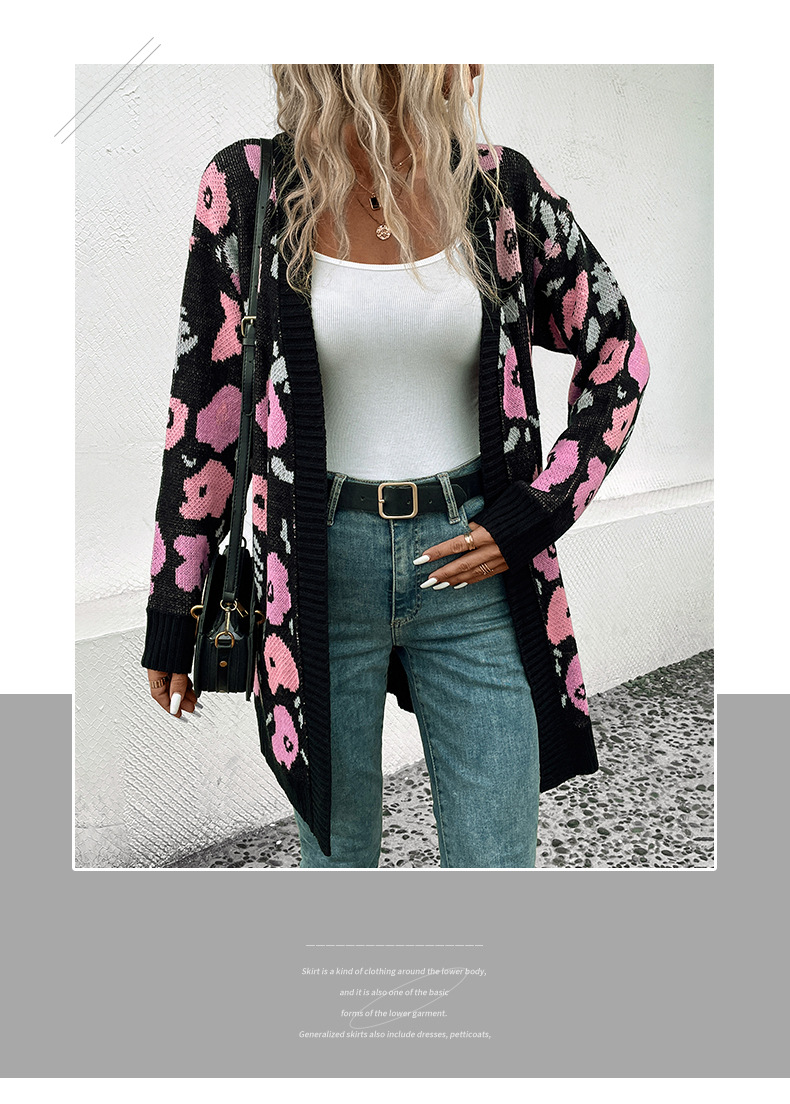 Maglione cardigan da donna casual nuovo autunno_voghion.com