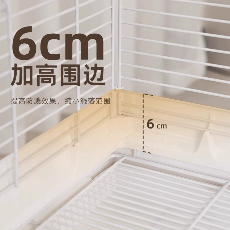 达洋 [景观鸟笼新款全景5000铁丝鸟笼子家用豪华大号别墅虎皮玄凤]
