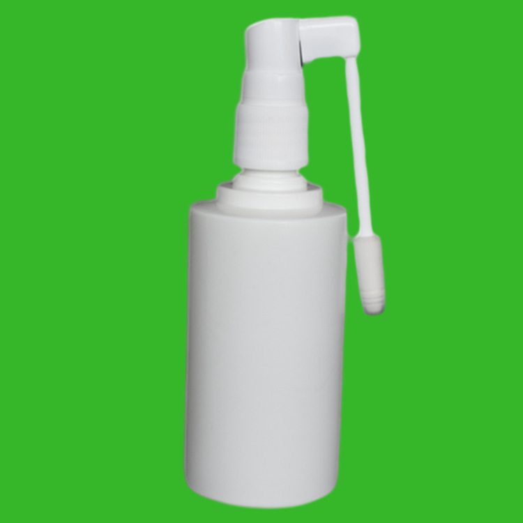 100ml毫升酒精喷雾瓶小喷壶白色塑料侧喷瓶PE喷瓶