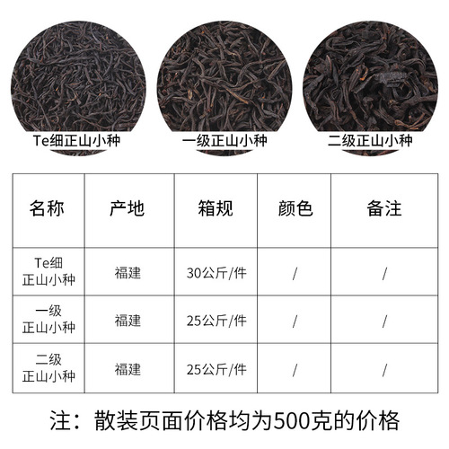 Haitai Chuyi High Mountain Loose-Leaf Zhengshan Xiaozhong  New Tea Wuyishan Tongmuguan Small Leaf Black Tea Manufacturer Wholesale
