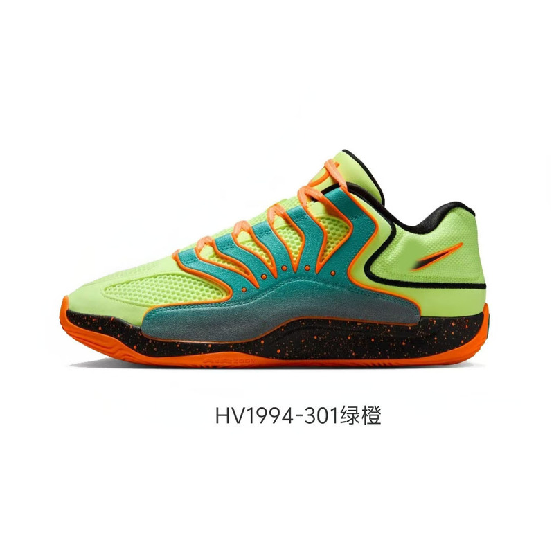 Durant 18 low-top practical basketball shoes KD18 anti-torsion cushioning sports sneakers EYBL EP mismatched shoes Durant 18 low-top practical basketball shoes KD18 anti-torsion cushioning sports sneakers EYBL EP mismatched shoes