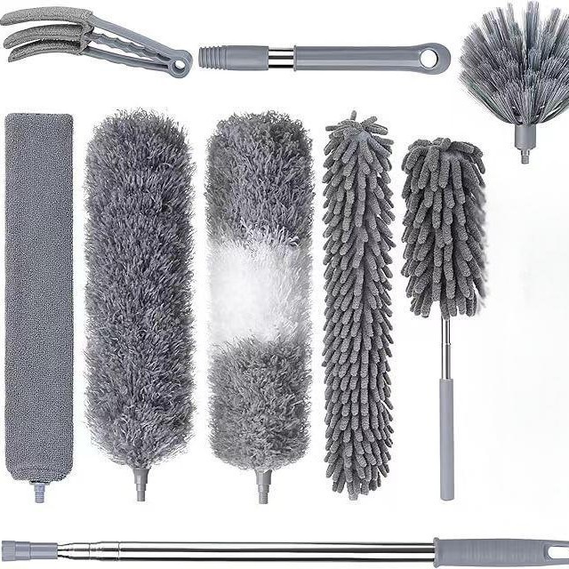 Combinación de alta altitud de fibra de limpieza de cenizas polvo pulverizador de pelo de pollo, pulverizador electrostático flexible, pulverizador de polvo de Schneil, cepillo de polvo de separación image 14