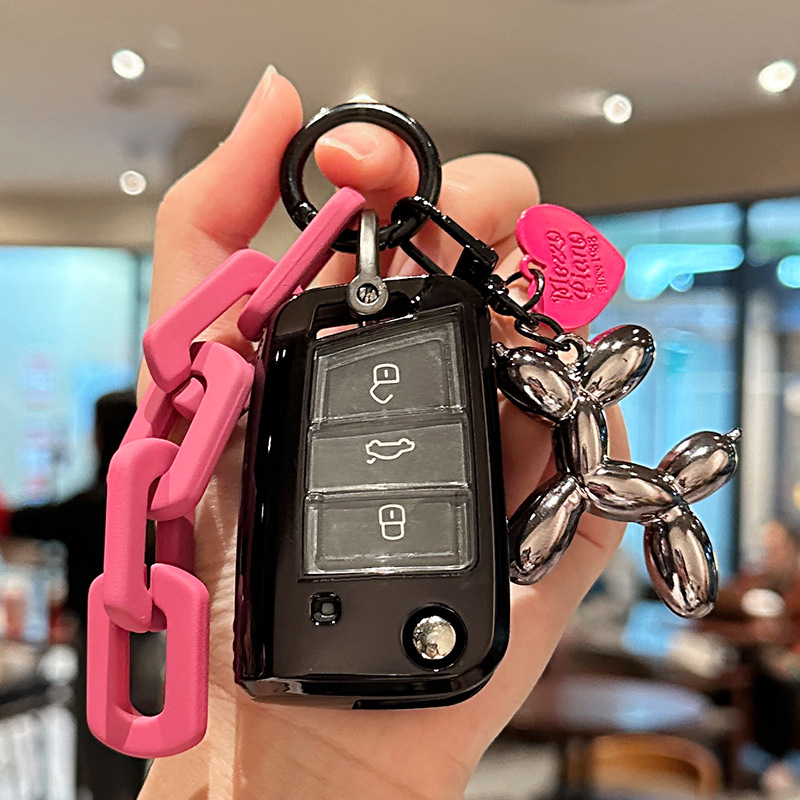 폭스바겐 B [투명 블랙] 블로우 개 팔찌