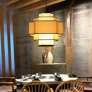 新中式餐厅饭店吊灯中国风创意个性火锅店卡座餐桌灯具餐饮吊灯-阿里巴巴