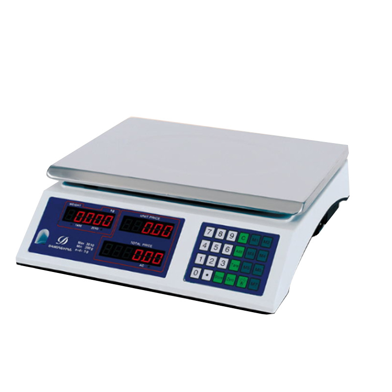 Comercio exterior proveedor de escala de precios electrónicos comerciales portátiles carga de frutas, supermercado de verduras, escala 30kg 40kg