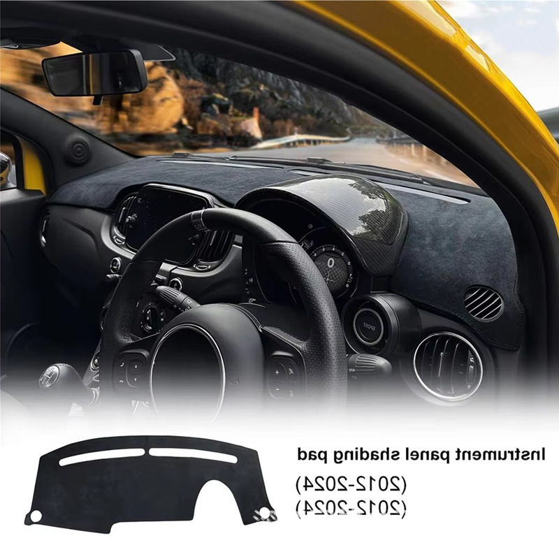 Suitable for Abarth for 595 for 695 2012-2024 Dashboard Light-Proof Mat