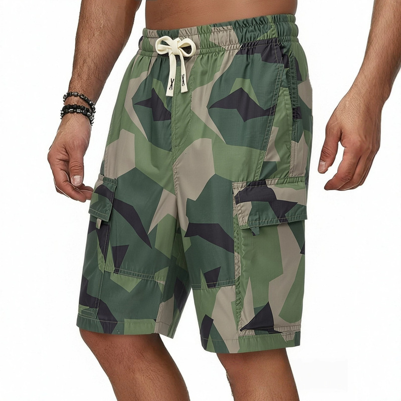 Amazon Multi-Pocket Men's Hiking Workwear Tactical Pants Lightweight Waterproof Outdoor Shorts Golf Casual Pants Factory