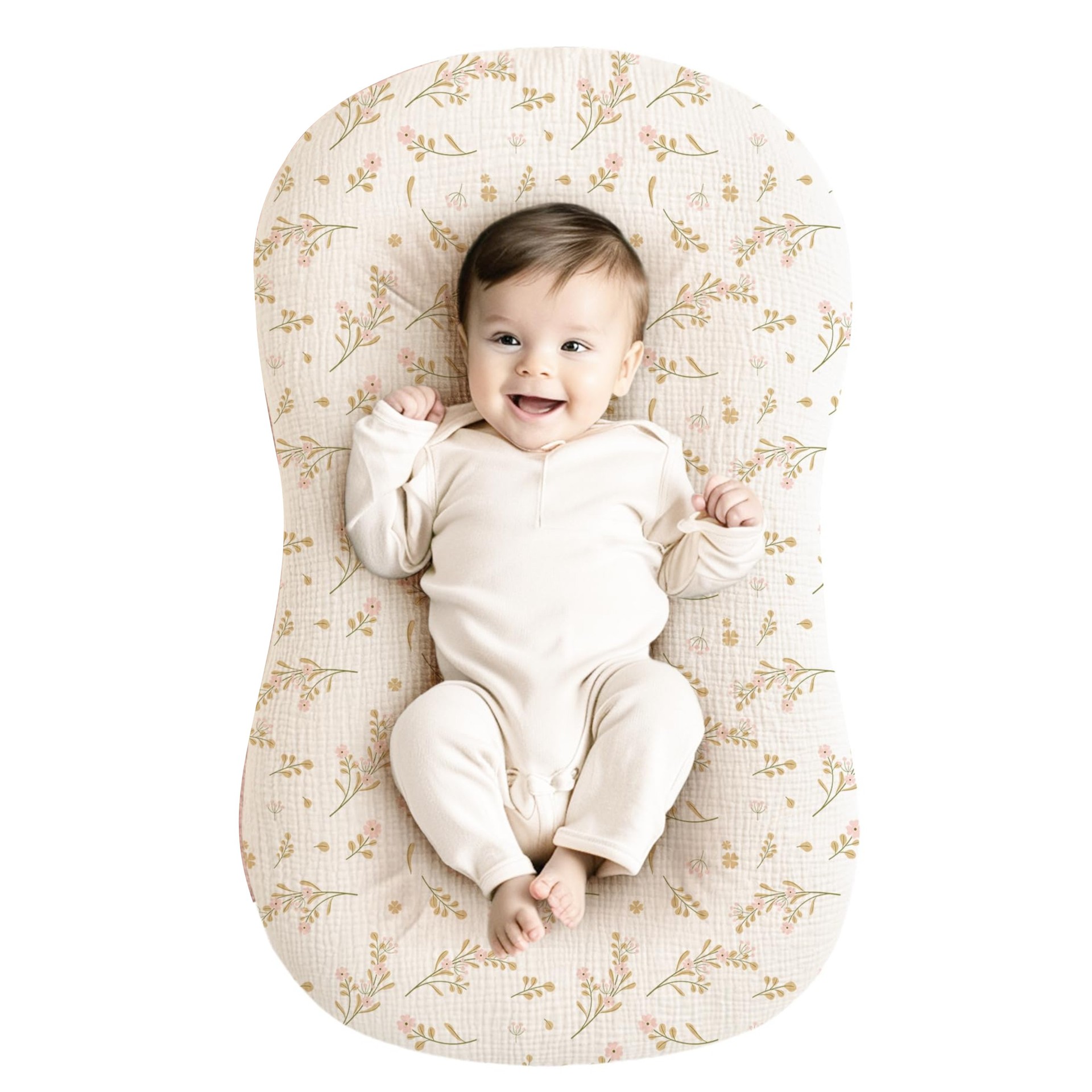 핑크 꽃 장착 시트