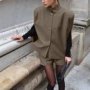 小众无袖立领休闲套装