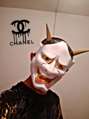Prajna mask male horror mask dance party props Lanling Wang ghost face Banno mask mask