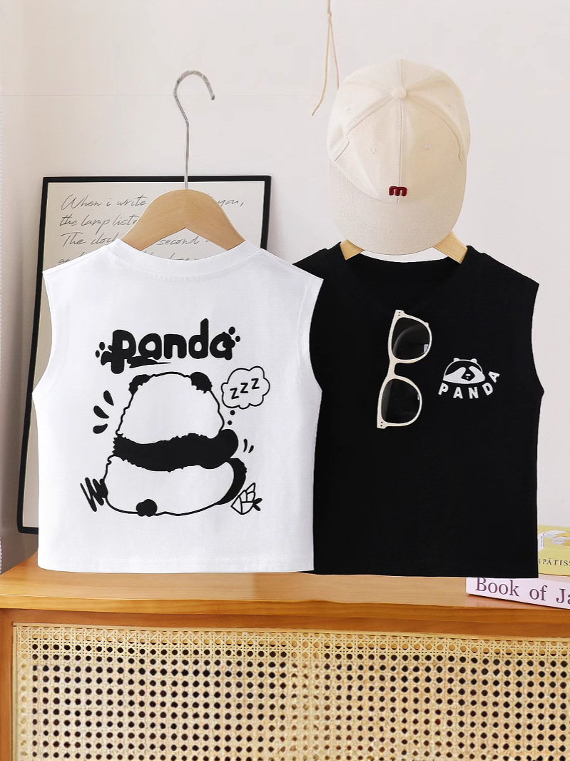 Cartoon children's summer vest sleevless