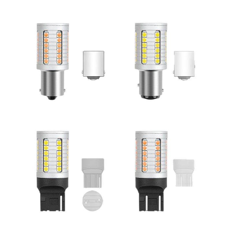 Luz de freno LED Luz de dirección decodificada 7440 7443 BA15S BAU15S 45smd Luz de marcha atrás