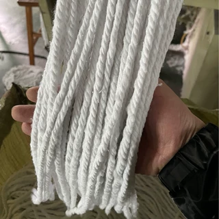 厂家直销出口欧美非洲拖把纱摩擦纺绳地拖线特白中白奶白纤维精纺