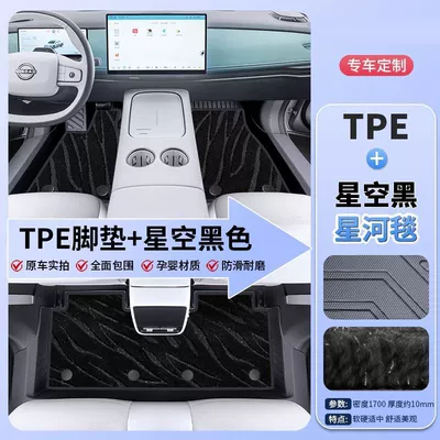 Modelə uyğun ayaqaltı – Specially Designed for Adventurers, Tpe - lincoln-adventurer-domestic-24-25-models-double-layer-starry-sky-model-package-threshold-floor-mats-black-galaxy-blanket