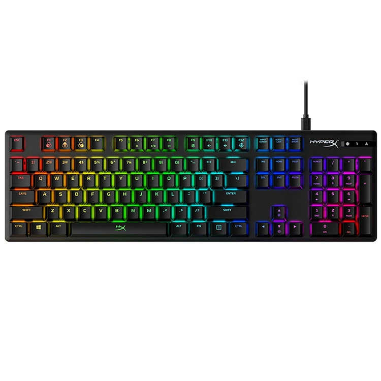 Экстремально неизвестная (Hyperx) Origins Origin RGB механическая клавиатура 104 клавиш красная шайба игровая клавиатура