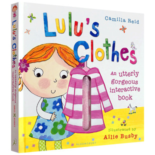 Lulu's Clothes Lulu's Clothes Original English Children's Picture Book Fun Flip-Through Touch Operation Book
