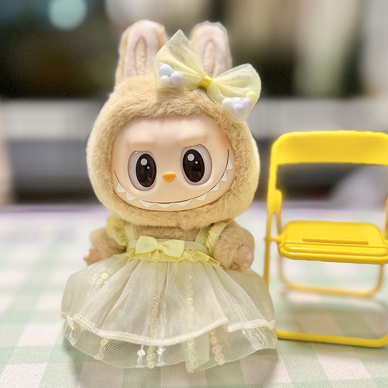服のみ】第二世代ブラインドボックス ラブブ服 エポキシ樹脂製顔飾り ラブブ シットシットパーティーシリーズ ベビー服 可愛い|undefined
