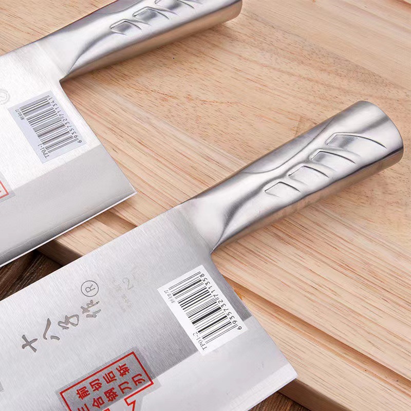 Cuchillo de chef para cortar carne, cuchillo para picar en el hogar, cuchillo de doble propósito, herramienta de cocina forjada a mano.