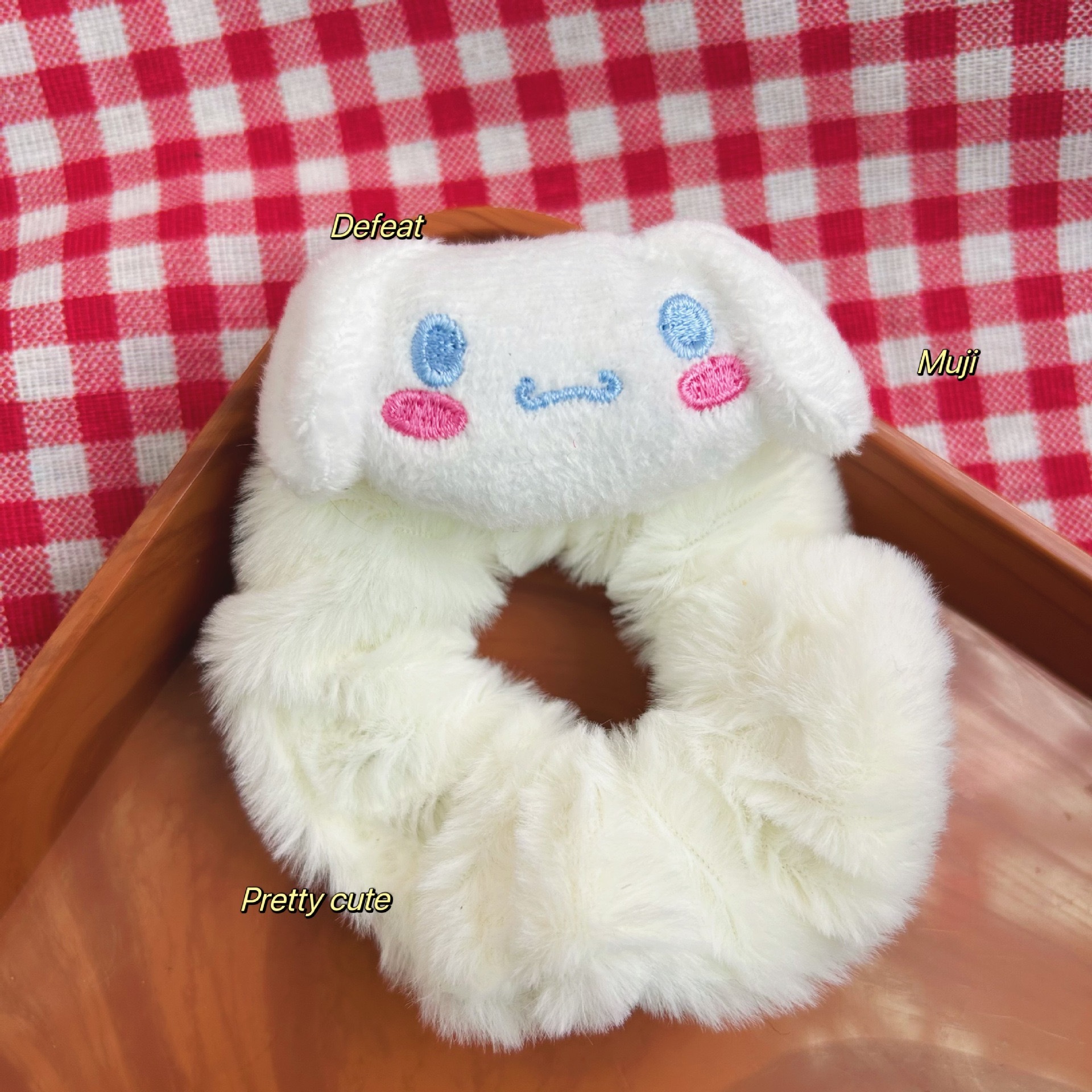 Dulce lindo peluche kt felino círculo de intestino grueso estudiante dulce felina elás negro rosa chica joyería de cabello cabello cabello