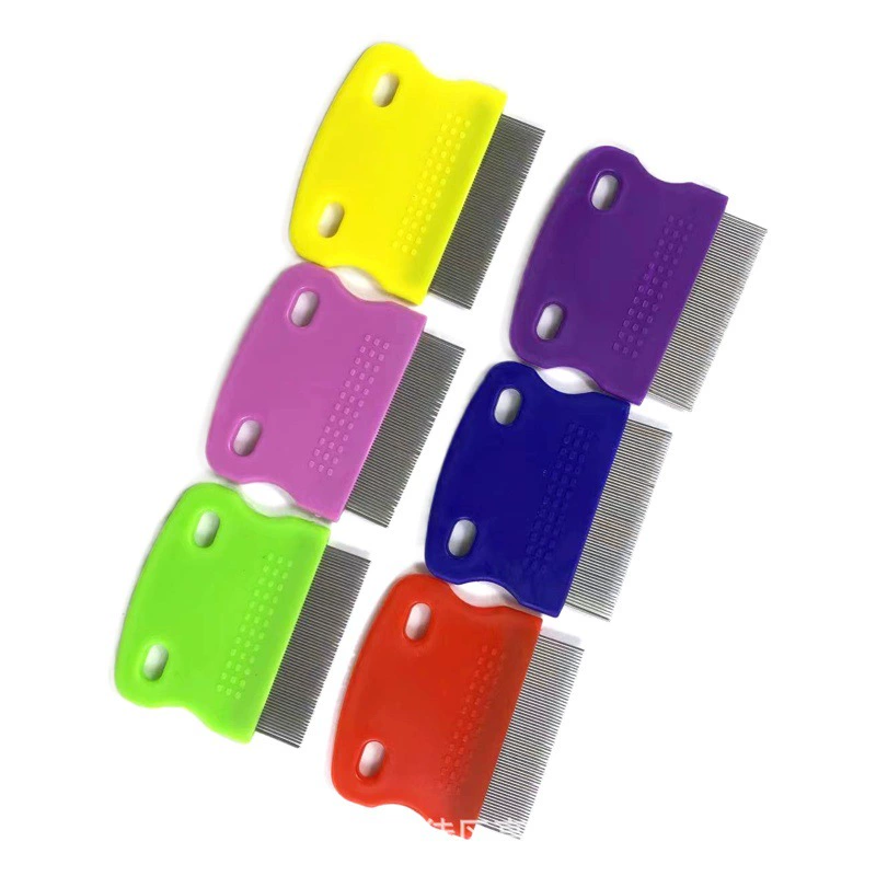 Трансграничные рекомендую ПЭТ блохи расческа из нержавеющей стали иглы блохи собака решетка производитель ПЭТ расческа