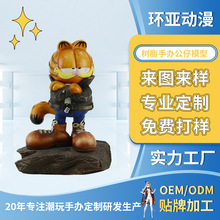 潮玩树脂公仔桌面摆件 家居装饰工艺品卡通动漫模型手办工厂批发
