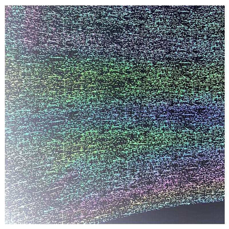 工厂 七彩反光印花针织底瑜伽服装透气面料 四面弹力幻彩反光布料