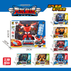 【正版】元氣星魂百變機獸系列二合一變形戰士機器人汽車模型批發