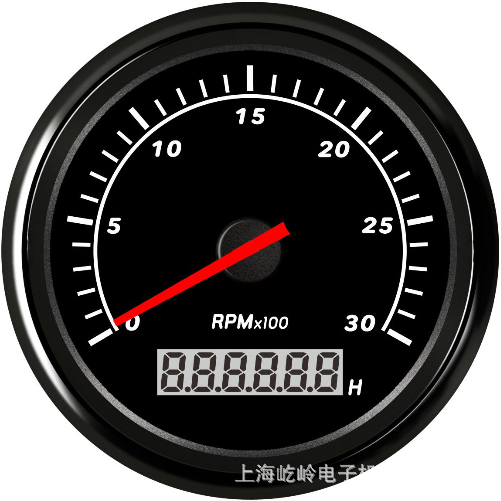 85mm Threaded mounting Pointer 3/4/6/7/8K RPM Engine tachometer refit Travel currency meter